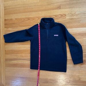Vineyard Vines fleece quarter zip Navy Blue, size Small 8-10